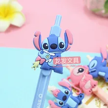 1 шт./лот, Стич и друзья, милый мультфильм, аниме, кукла, креативная шариковая ручка, студенческий приз, подарок, канцелярские принадлежности для офиса и школы