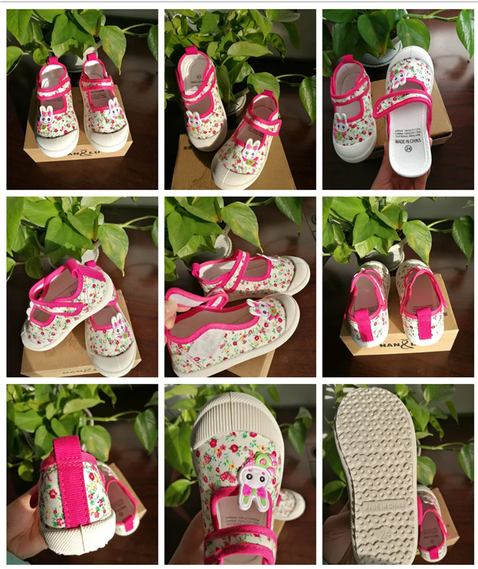 Кроссовки с цветочным принтом; детская обувь; парусиновая повседневная обувь для девочек; детская обувь принцессы; модная детская школьная обувь на плоской подошве в китайском стиле