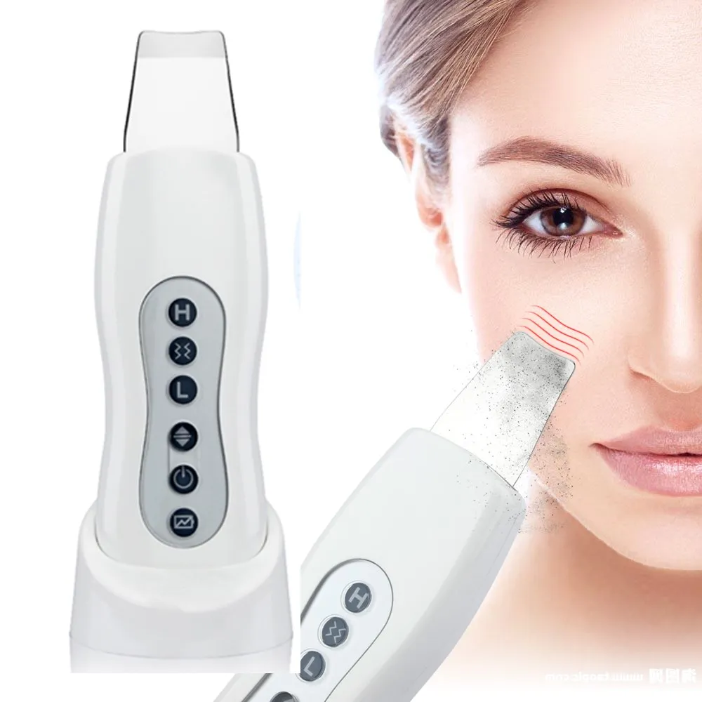 Skin Scrubber Ultrasonic Face Exfoliators Spatula Rejuvenation Skin