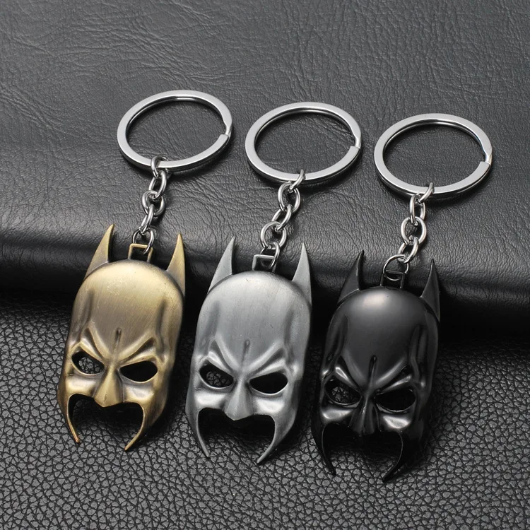 Amazon hit movie batman mask around key zinc alloy key chain
