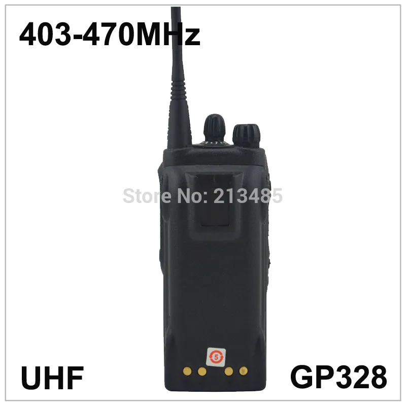 Иди и болтай Walkie Takie GP328 UHF 403-470 МГц профессиональная портативная Двусторонняя радиосвязь