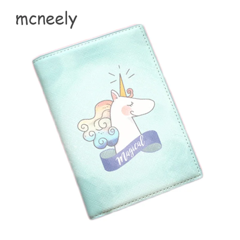 Женский чехол для паспорта Mcneely Magical Unicorn дизайнерский модный брендовый держатель