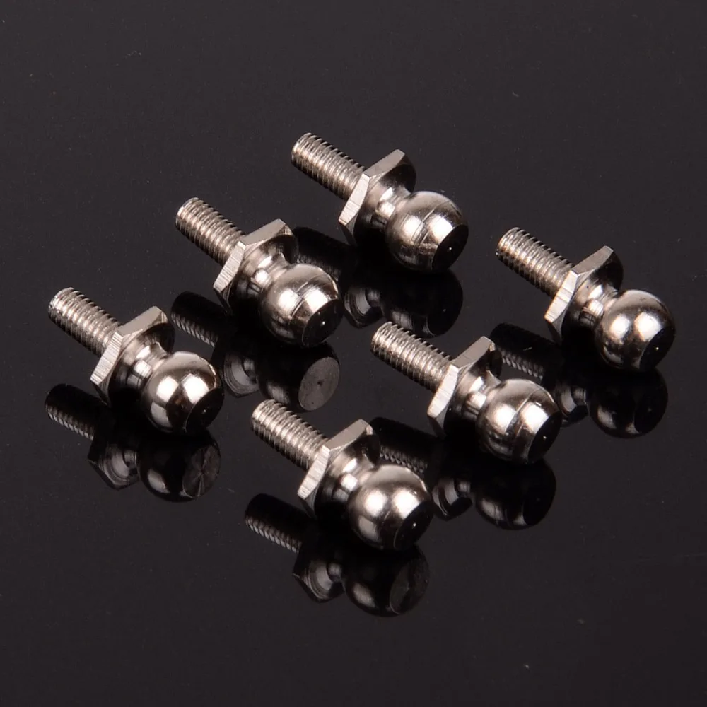 6PCS HSP 02038 Metal Ball Head Screw 6P For 1 10 RC Model Car Flying Fish