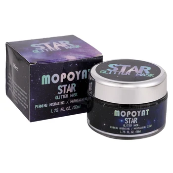 

2018 Hot Glitter Star Mask Moisturizing Glitter Gold Peel off Black Facial Mask From Black Dots Korean Face Mask Facial Mask