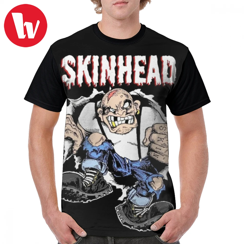 Футболка Skinhead, футболка Skinhead Pride, футболка из 100 полиэстера, Мужская графическая футболка, Пляжная ХХХ, забавная футболка с коротким рукавом