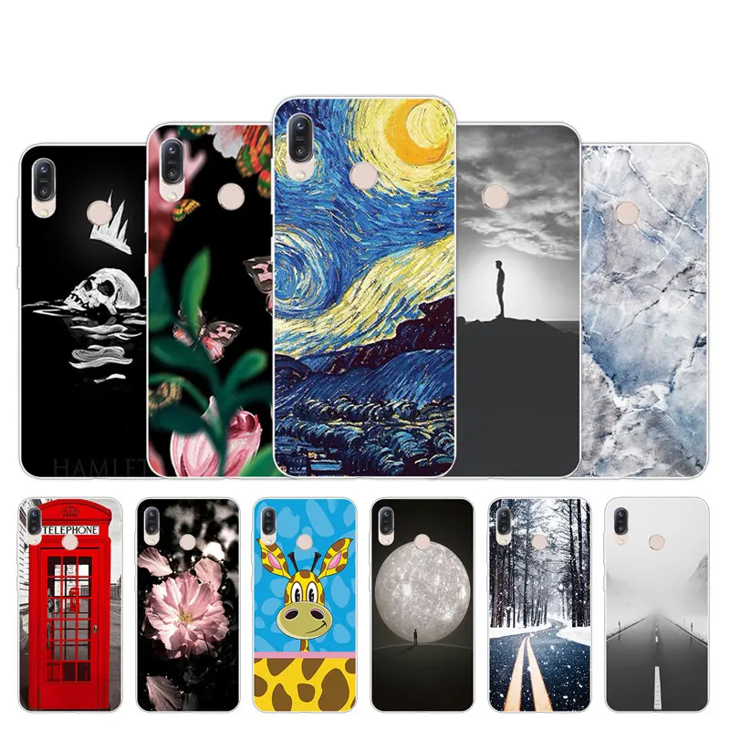 

for Shell Asus Zenfone Max M1 ZB555KL Cover Call Box Design Silicon Cases Protective for Asus M1 Fitted Case for ZB555KL