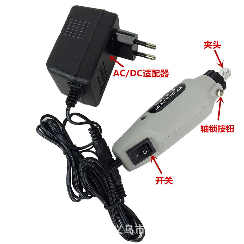 High quality 110PCS 12V mini electric grinder engraving machine grinding root carving polishing nail sander pad abrasive disc