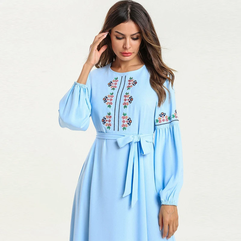Одеяние мусульмане Longue Vestidos длинное платье Дубая Ислам Хиджаб для мусульманок платье Рамадан Caftan арабские платья