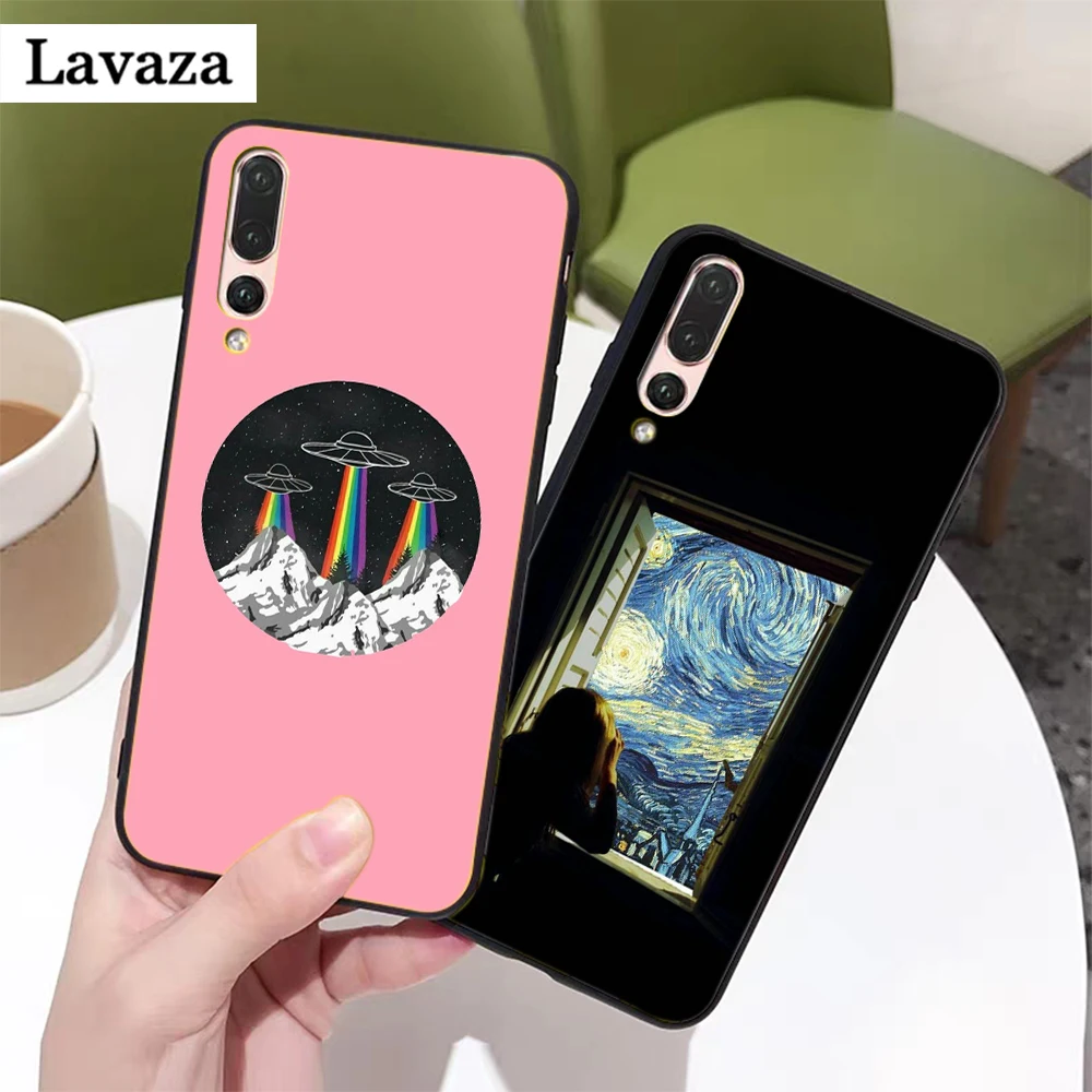 Силиконовый чехол Great art van Gogh для huawei P8 Lite P9 Mimi P10 P20 Pro P Smart Z P30