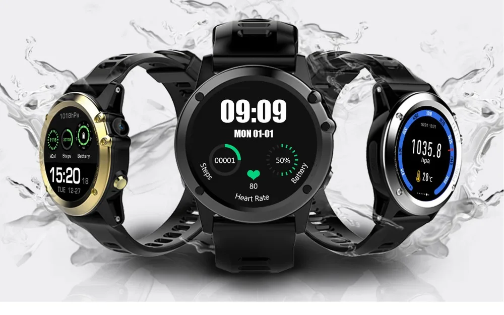 Умные часы для мужчин H1 умные часы IP68 Водонепроницаемый gps WiFi 3g MTK6572 4 ГБ/ПЗУ 512 МБ/ОЗУ спортивные носимые устройства для IOS Android