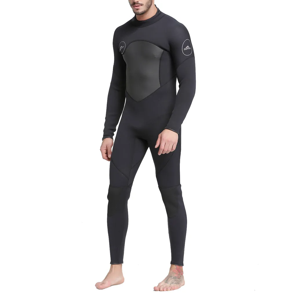 CHAMSGEND мужской сиамский Быстросохнущий купальный костюм с длинным рукавом, водолазный костюм, медуза, одежда для серфинга, модная УФ-защита от солнца, купальник для серфинга