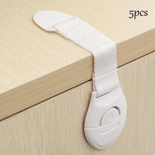 5 шт./лот, детские защитные замки, пластиковые замки для детей, защита для детей, защитные замки для шкафа, ящика, двери, шкафа, защита для безопасности