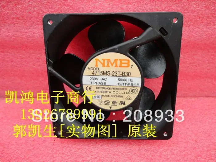 

For NMB 4715MS-23T-B30 AC230V 12/11W 12038 12CM cabinet +cooling fan
