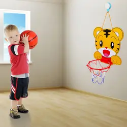 Детский баскетбольный обруч подвесной закрытый спасательный баскетбольный бокс мультфильм настенный Спортивный Регулируемый Детский