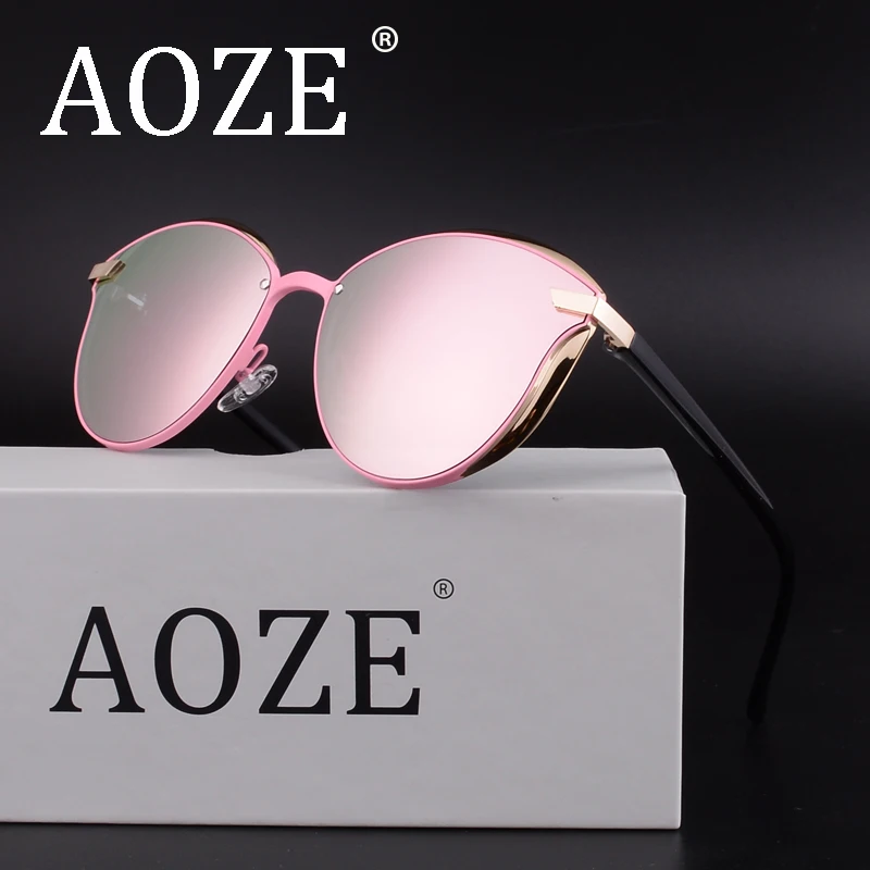 

AOZE Luxury Brand Design Lady Fashion Polarized Sunglasses Women Female Driving Sun glasses High quality eyeglasses with box