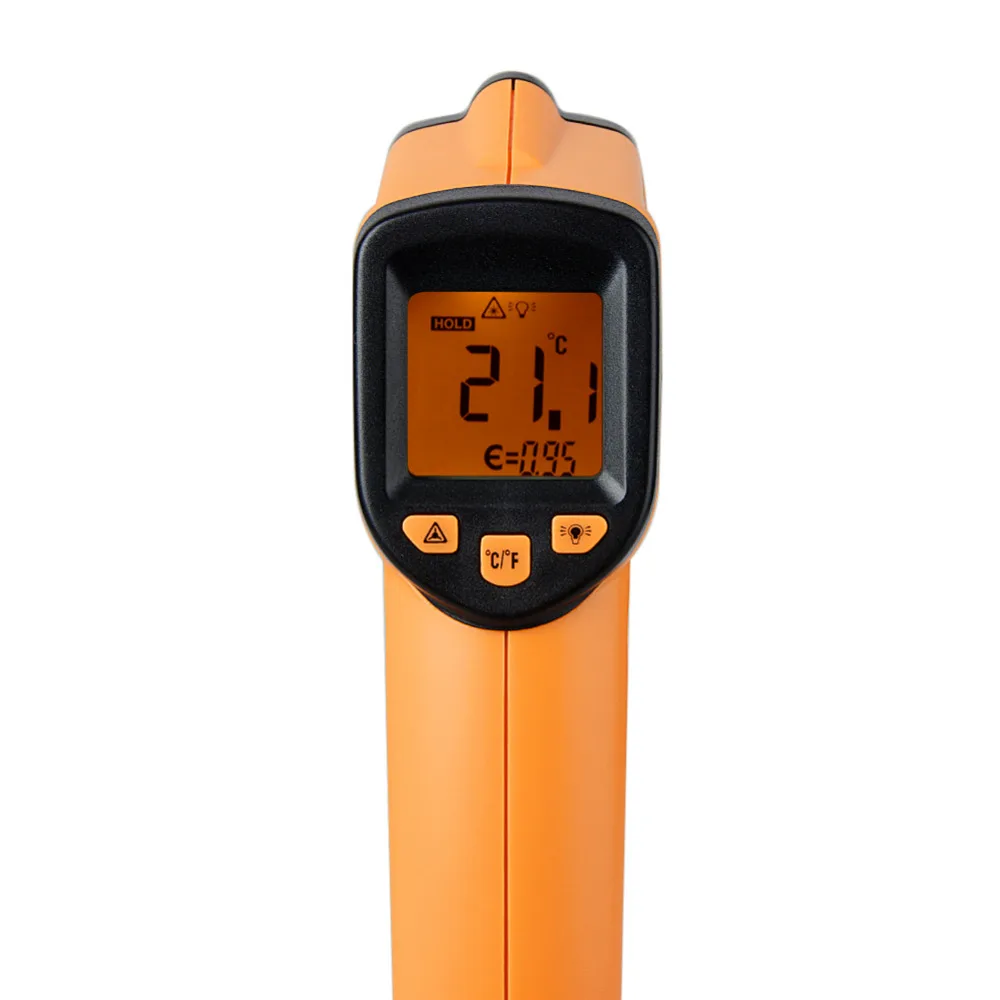 GM320 Бесконтактный лазерный ЖК-дисплей ИК инфракрасный цифровой C/F выбор температуры поверхности термометр для промышленности домашнего использования