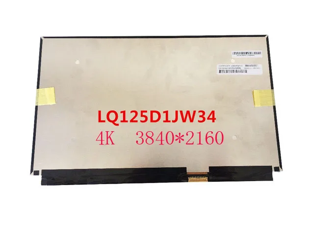 

12.5 inch LQ125D1JW34 LCD Screen For Dell XPS 12 925001 0HGMJ6 LCD SCREEN Display 4k 3840(RGB)*2160