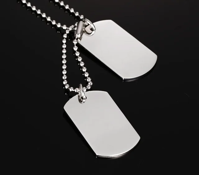stainless steel dog tag chain