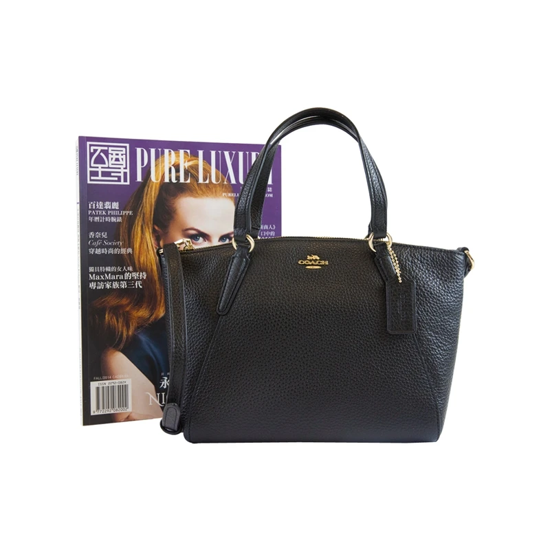 Coach Pebble Кожаная Мини сумка-портфель Kelsey F28994/F22316/F57563