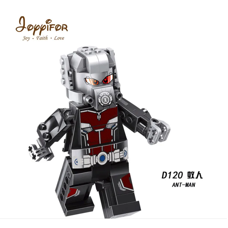 

Single Marvel Super Hero Ant-Man Mask Figure Building Blocks For Children Gifts Compatible With LegoINGlys ninjago Toys D120