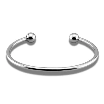 

Fashionable 925 sterling silver female contracted bracelet girl solid silver bracelet both men & women jewelry accessories