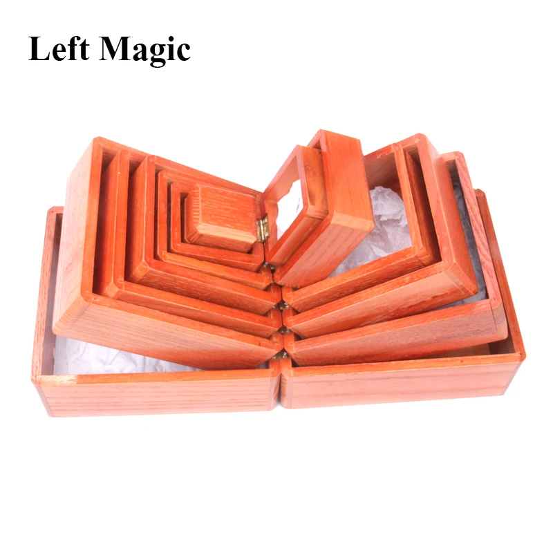 Nest Of Boxes Wooden Wooden Chinese Box Magic Tricks Vanished Object ...