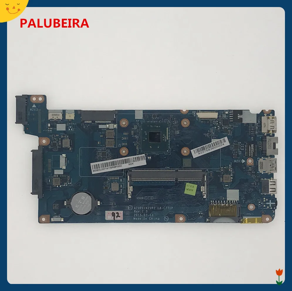 PALUBEIRA LA-C771P for Lenovo 100-15IBY B50-10 Laptop motherboard with N2830 N2840 CPU Test OK