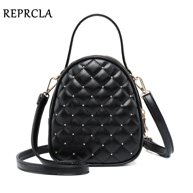  REPRCLA Luxury Handbags Women Bags Designer Small Shoulder Bag Fashion Plaid PU Leather Crossbody B - 32940972054