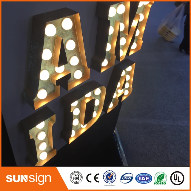 US $0 8 |Outdoor custom lighted advertising signs lighted letters-in Electronic Signs from Electronic Components & Supplies on Aliexpress com |