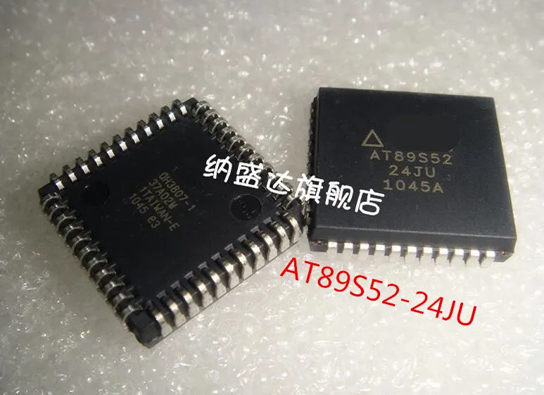 

50pcs/lot AT89S52 AT89S52-24JU PLCC44