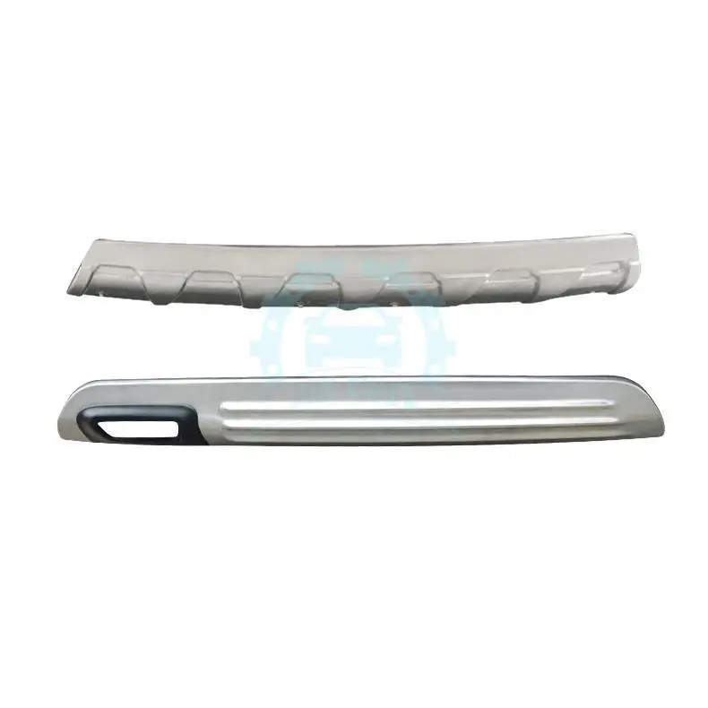 1 Pair Front & Rear Bumper Protector Trim Stainless Steel Fit For