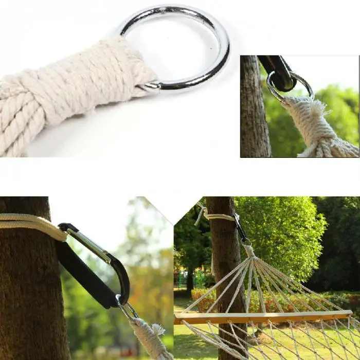 Balanço de Corda de Nylon Ampla para o Pátio ao ar Portátil Rede Forte Livre Quintal Alpendre B2cshop 8 Forte Ampla para o Pátio Ao Ar