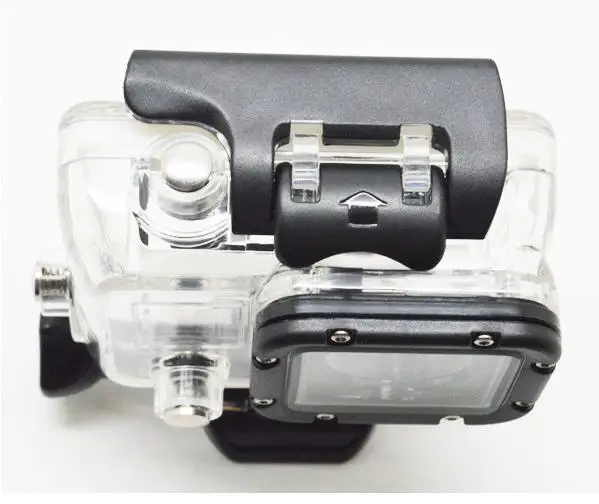 Для Gopro аксессуары Рамный корпус водонепроницаемый замок Catch водонепроницаемый чехол для GoPro Hero 2 камеры черный горячий