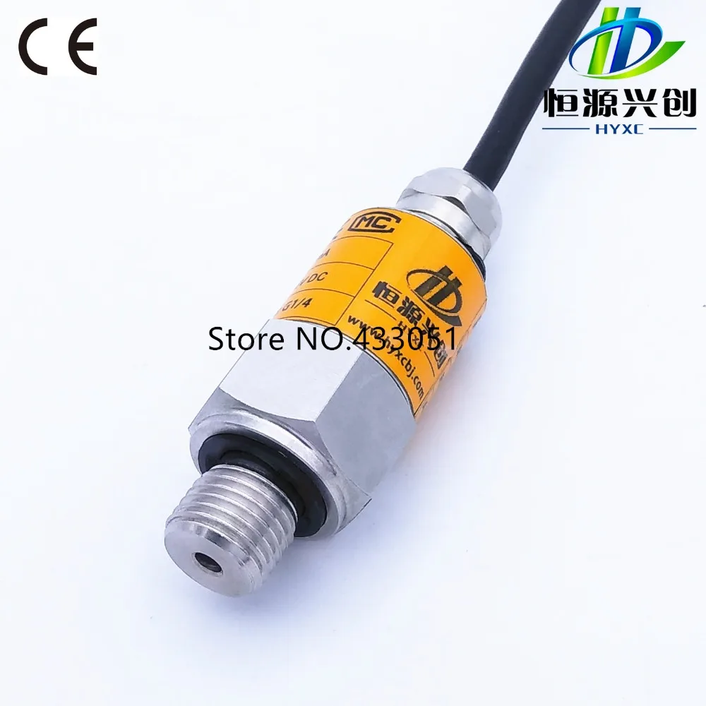 Pressure Transmitter -1~0~25bar/10bar/16bar, G1/4, 0-10V output, 24V DC power supply, Pressure Transducer Sensor