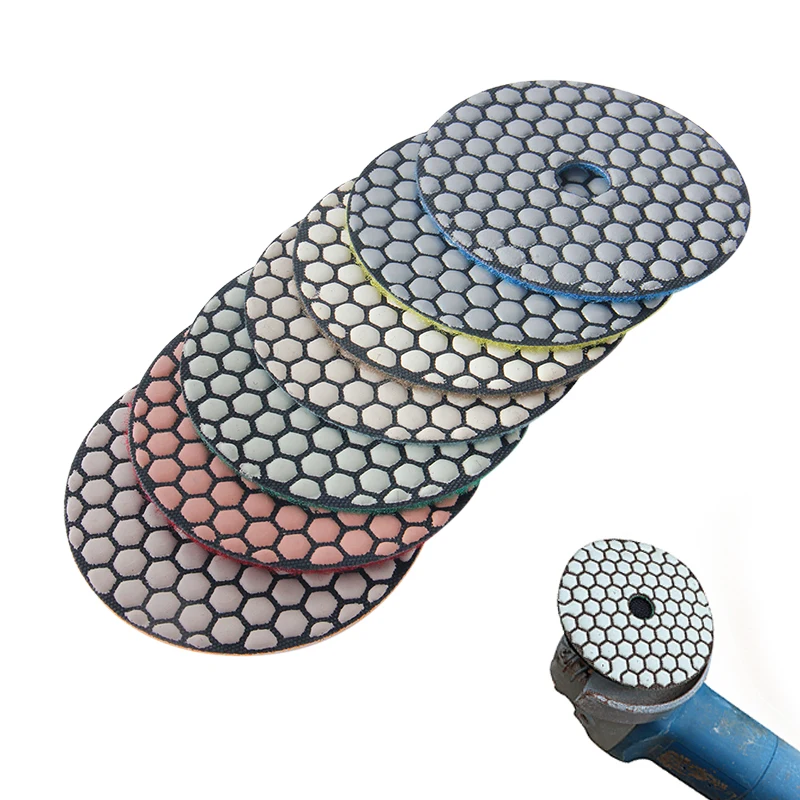 4"/100mm Abrasive Polishing Pad Dry Abrasive Disc 30/50/200/400/800