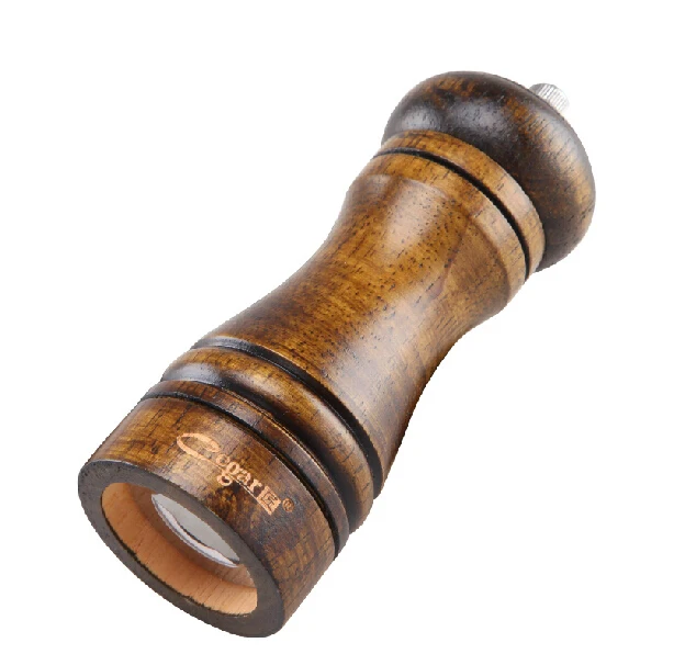 2PCS 5 Inch Europe Style Manual Wooden Spice Grinder with Ceramic Core Herb & Spice Tool Herb Peper Salt Mills Shaker Spray 2PCS 5 Inch Europe Style Manual Wooden Spice Grinder with Ceramic Core Herb & Spice Tool Herb Peper Salt Mills Shaker Spray