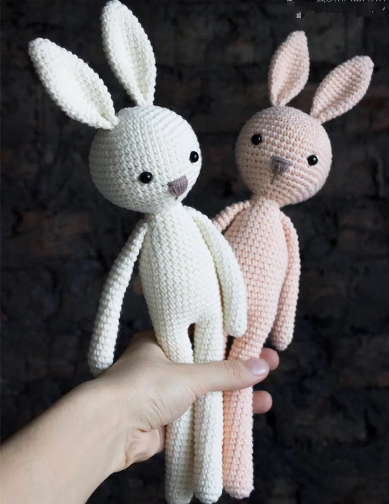 Вязаные игрушки кроше кукла амигуруми милый кролик Номер модели TS041326|Мягкие