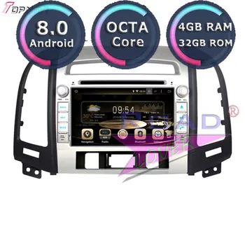 شراءRoadlover الروبوت 8.0 سيارة DVD لاعب ل هيونداي سانتا في 2006 2007 2008 2009 2010 2011 2012 ستيريو GPS والملاحة Magnitol 2Din