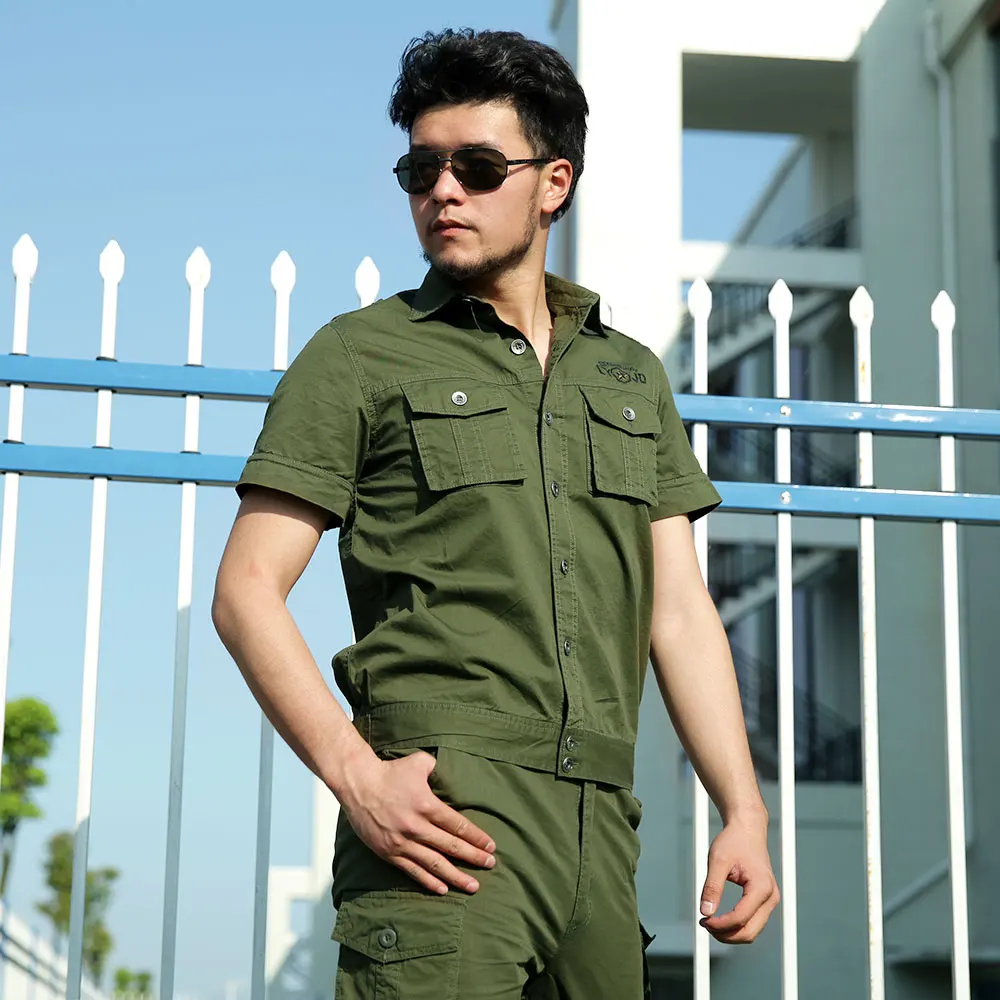 

Outdoor Summer Hunting camping Clothing Mens Military Training Tactical Camouflage Suit 101 Airborne Division Army Uniforms Sets