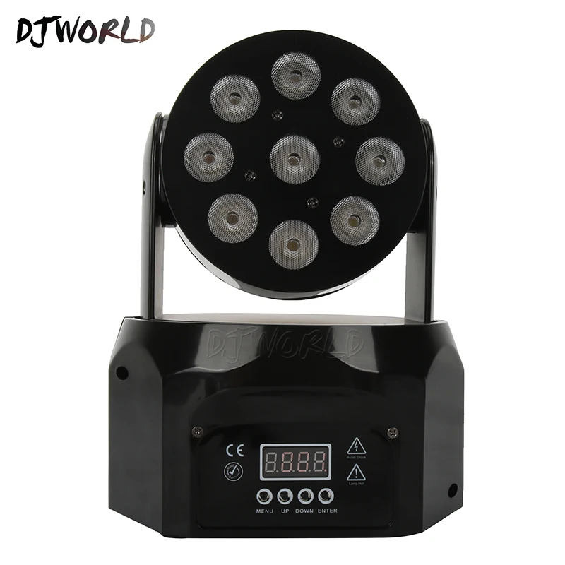 

4pcs LED Wash 9x8W RGBW 4IN1 Moving Head 10/12CH DMX512 Stage Effect Lighting Good For Birthday DJ Disco Party Nightclub Bar