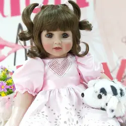 59 см маленькая принцесса новорожденного Reborn Baby куклы уникальный Улыбка силиконовый Мягкие кукла-подруга реквизит подарки для детей