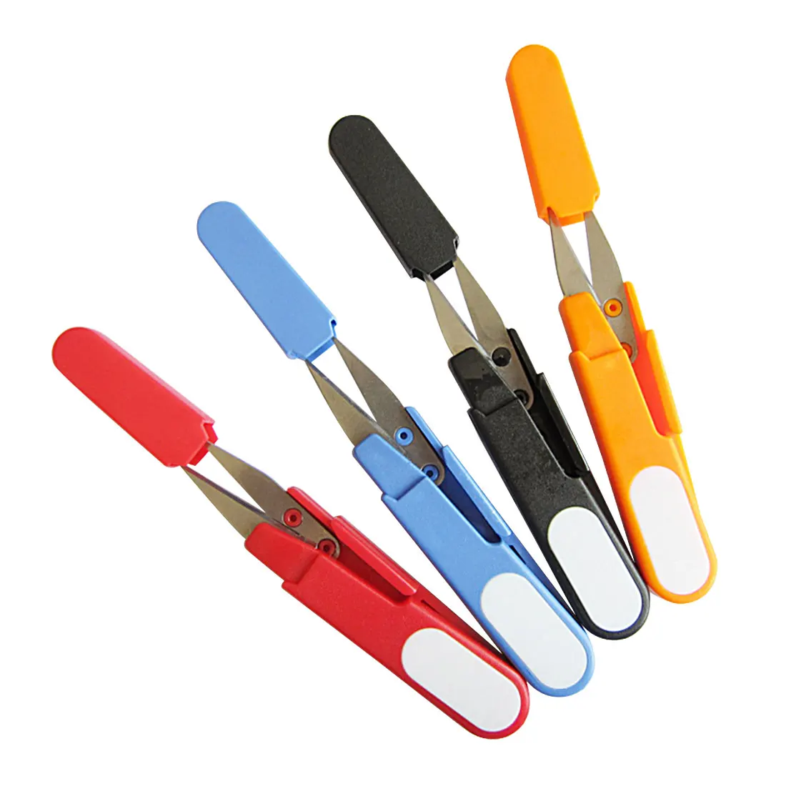 Hot Sale Portable Scissors Plastic Handle with covers stainless steel