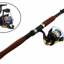 2.1m Portable Lightweight Telescope Fishing Rod and High Speed Spinning Reel Combos Set Fishing Rod&Reel set