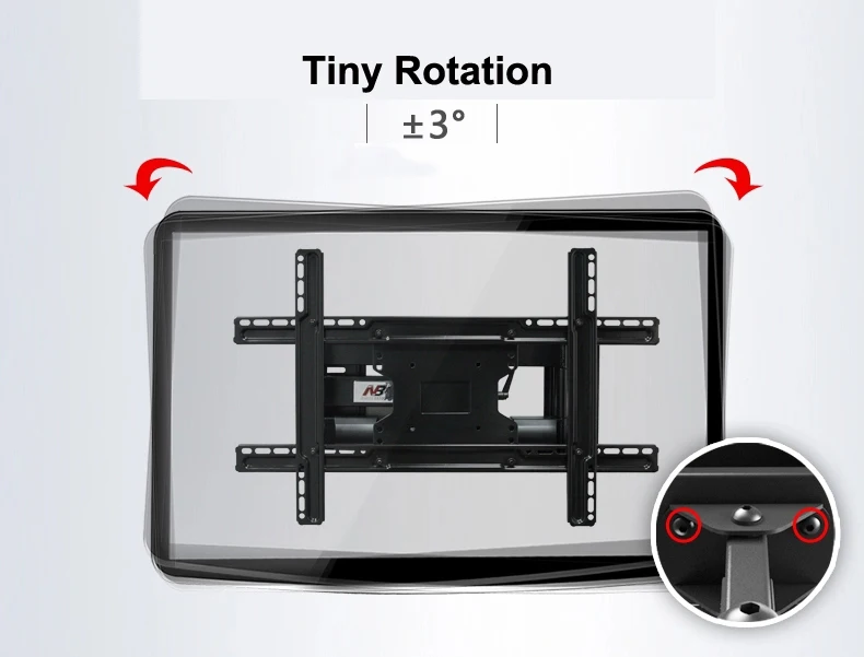 NB SP2 сверхмощный 4"-70" плоский светодиодный ЖК-телевизор настенное крепление полное движение Ультра Длинный рычаг поворотный 180 градусов расстояние стены 110-712 мм