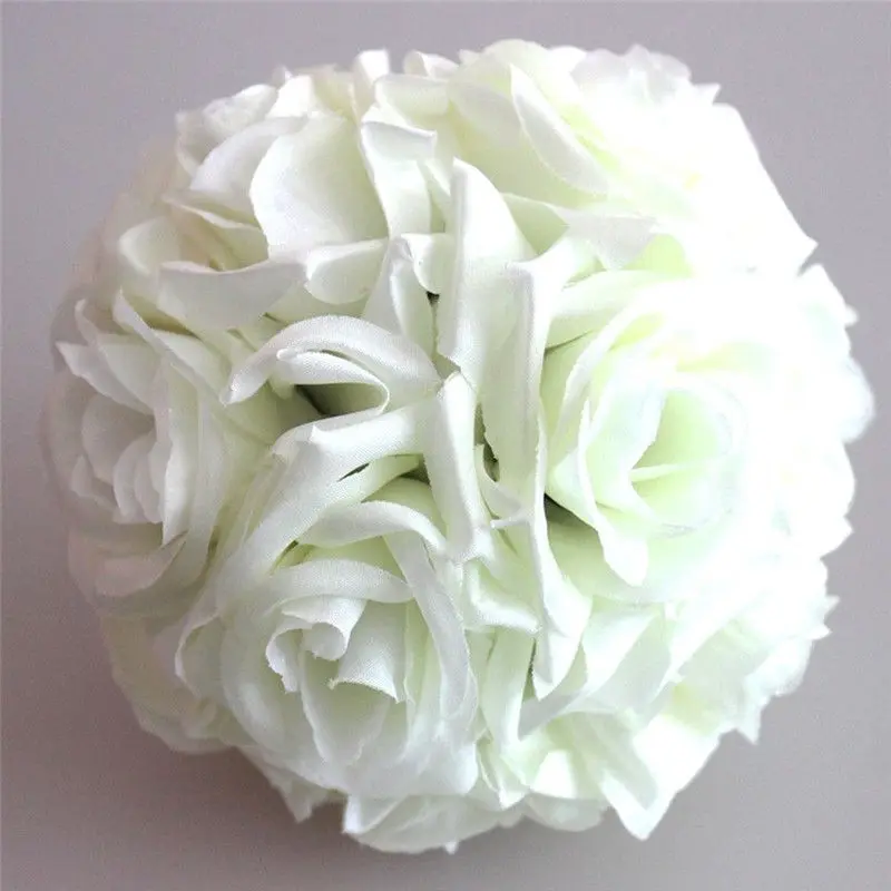 Wedding Party Home Decoration Flower Kissing Ball Silk Rose Pomander Tyu Wedding Supplies Wedding Flowers Petals Garlands