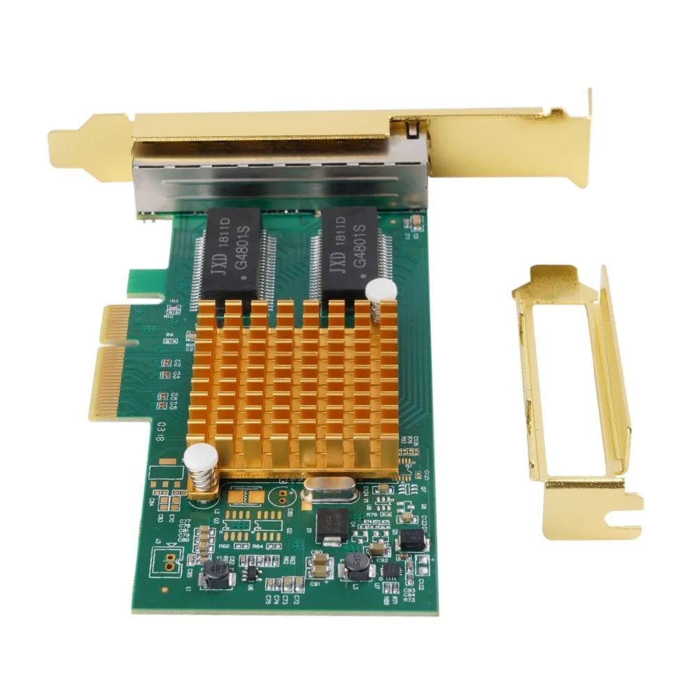 ORICO 4 порта PCI-E для RJ45 PCI Express карта расширения высокоскоростной PCI-e PCIe для настольных компьютеров компоненты win 10 добавить на карты