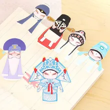 Coloffice 7 шт./компл. в китайском стиле Закладка классические элементы Пекинская опера драма мини-закладки Милая маска набор подарочные канцелярские принадлежности