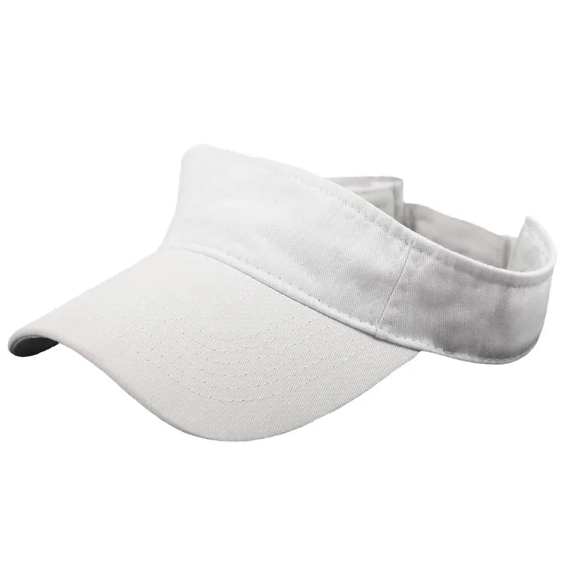 Casual Unisex Sun Hat Solid Color Summer Beach Hat Bucket Cap Soft Daily Golf Visors for Women 35MA19 (6)