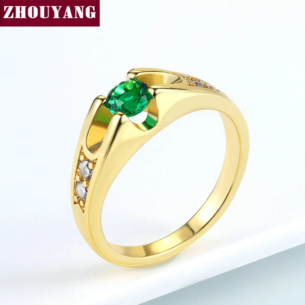 ZHOUYANG Wedding Ring For Women Classic Cubic Zirconia Rose Gold Color Fashion Jewelry Lover Rings Austrian Crystal ZYR249 - Image 5
