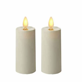 

Ksperway 1.5*3 inch Flameless LED Votive Candle With Remote for Holiday Decoration